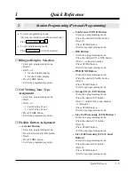 Preview for 3 page of Panasonic KX-TD816 Quick Reference Manual
