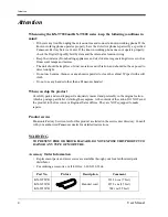 Preview for 4 page of Panasonic KX-TD816 User Manual