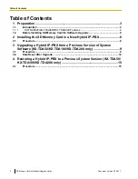 Preview for 2 page of Panasonic KX-TDA5920 Installation/Upgrade Manual