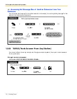 Preview for 124 page of Panasonic KX-TDA600 - Hybrid IP PBX Control Unit Max. 1008... Operating Manual