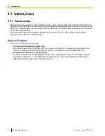 Preview for 10 page of Panasonic KX-TDA600 - Hybrid IP PBX Control Unit Max. 1008... Programing Manual