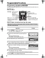 Preview for 10 page of Panasonic KX-TG2235B - 2.4 GHz Digital Cordless... Operating Instructions Manual