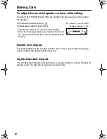 Preview for 20 page of Panasonic KX-TG2235B - 2.4 GHz Digital Cordless... Operating Instructions Manual