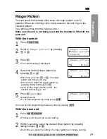 Preview for 19 page of Panasonic KX-TG2237S - 2.4 GHz Digital Cordless... Operating Instructions Manual