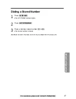 Preview for 37 page of Panasonic KX-TG2237S - 2.4 GHz Digital Cordless... Operating Instructions Manual