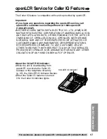 Preview for 63 page of Panasonic KX-TG2237S - 2.4 GHz Digital Cordless... Operating Instructions Manual