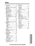 Preview for 71 page of Panasonic KX-TG2237S - 2.4 GHz Digital Cordless... Operating Instructions Manual