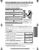 Preview for 45 page of Panasonic KX-TG2248S - 2.4 GHz Digital Cordless Phone Answering... Operating Instructions Manual