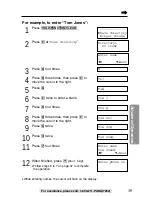 Preview for 39 page of Panasonic KX-TG2267B - GigaRange - 2.4 GHz Digital Cordless... Operating Instructions Manual