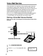 Preview for 44 page of Panasonic KX-TG2267B - GigaRange - 2.4 GHz Digital Cordless... Operating Instructions Manual