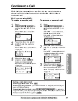 Preview for 49 page of Panasonic KX-TG2267B - GigaRange - 2.4 GHz Digital Cordless... Operating Instructions Manual