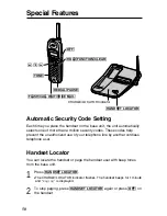 Preview for 50 page of Panasonic KX-TG2267B - GigaRange - 2.4 GHz Digital Cordless... Operating Instructions Manual