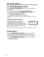 Preview for 52 page of Panasonic KX-TG2267B - GigaRange - 2.4 GHz Digital Cordless... Operating Instructions Manual