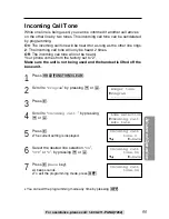 Preview for 55 page of Panasonic KX-TG2267B - GigaRange - 2.4 GHz Digital Cordless... Operating Instructions Manual