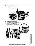 Preview for 57 page of Panasonic KX-TG2267B - GigaRange - 2.4 GHz Digital Cordless... Operating Instructions Manual