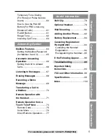 Предварительный просмотр 5 страницы Panasonic KX-TG2730S - 2.4 GHz DSS Expandable Cordless... Operating Instructions Manual