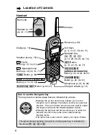 Предварительный просмотр 8 страницы Panasonic KX-TG2730S - 2.4 GHz DSS Expandable Cordless... Operating Instructions Manual