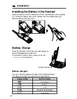 Предварительный просмотр 12 страницы Panasonic KX-TG2730S - 2.4 GHz DSS Expandable Cordless... Operating Instructions Manual