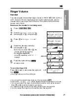 Предварительный просмотр 19 страницы Panasonic KX-TG2730S - 2.4 GHz DSS Expandable Cordless... Operating Instructions Manual