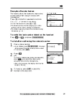 Предварительный просмотр 29 страницы Panasonic KX-TG2730S - 2.4 GHz DSS Expandable Cordless... Operating Instructions Manual