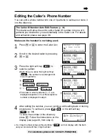 Предварительный просмотр 37 страницы Panasonic KX-TG2730S - 2.4 GHz DSS Expandable Cordless... Operating Instructions Manual