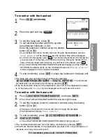 Предварительный просмотр 57 страницы Panasonic KX-TG2730S - 2.4 GHz DSS Expandable Cordless... Operating Instructions Manual