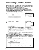 Предварительный просмотр 70 страницы Panasonic KX-TG2730S - 2.4 GHz DSS Expandable Cordless... Operating Instructions Manual