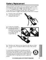 Предварительный просмотр 83 страницы Panasonic KX-TG2730S - 2.4 GHz DSS Expandable Cordless... Operating Instructions Manual