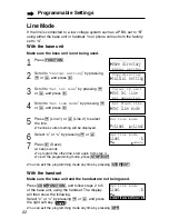 Preview for 22 page of Panasonic KX-TG2740S - 2.4 GHz DSS Expandable Cordless... Operating Instructions Manual