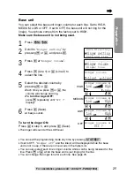 Preview for 25 page of Panasonic KX-TG2740S - 2.4 GHz DSS Expandable Cordless... Operating Instructions Manual