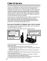 Preview for 40 page of Panasonic KX-TG2740S - 2.4 GHz DSS Expandable Cordless... Operating Instructions Manual