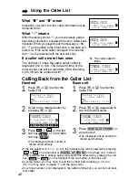 Preview for 42 page of Panasonic KX-TG2740S - 2.4 GHz DSS Expandable Cordless... Operating Instructions Manual