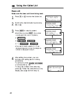 Preview for 44 page of Panasonic KX-TG2740S - 2.4 GHz DSS Expandable Cordless... Operating Instructions Manual