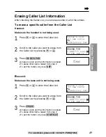 Preview for 49 page of Panasonic KX-TG2740S - 2.4 GHz DSS Expandable Cordless... Operating Instructions Manual