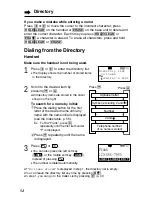 Preview for 54 page of Panasonic KX-TG2740S - 2.4 GHz DSS Expandable Cordless... Operating Instructions Manual