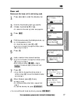 Preview for 57 page of Panasonic KX-TG2740S - 2.4 GHz DSS Expandable Cordless... Operating Instructions Manual