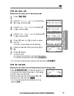 Preview for 79 page of Panasonic KX-TG2740S - 2.4 GHz DSS Expandable Cordless... Operating Instructions Manual