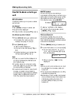 Preview for 18 page of Panasonic KX-TG5421 Operating Instructions Manual