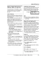 Preview for 25 page of Panasonic KX-TG5421 Operating Instructions Manual