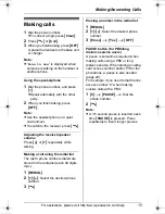 Preview for 15 page of Panasonic KX-TG6021 Operating Instructions Manual