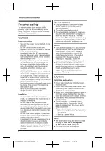 Preview for 6 page of Panasonic KX-TG7653AZ Operating Instructions Manual