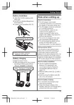 Preview for 11 page of Panasonic KX-TG7653AZ Operating Instructions Manual