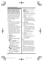 Preview for 44 page of Panasonic KX-TG7653AZ Operating Instructions Manual