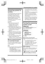 Предварительный просмотр 47 страницы Panasonic KX-TG7653AZ Operating Instructions Manual