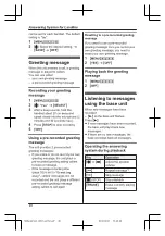 Предварительный просмотр 48 страницы Panasonic KX-TG7653AZ Operating Instructions Manual