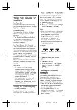 Предварительный просмотр 53 страницы Panasonic KX-TG7653AZ Operating Instructions Manual