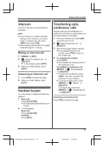 Предварительный просмотр 55 страницы Panasonic KX-TG7653AZ Operating Instructions Manual