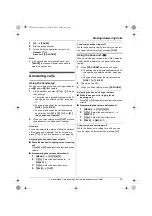 Preview for 19 page of Panasonic KX-TG9381 Operating Instructions Manual