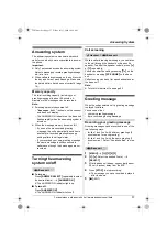 Preview for 37 page of Panasonic KX-TG9381 Operating Instructions Manual