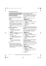 Preview for 48 page of Panasonic KX-TG9381 Operating Instructions Manual